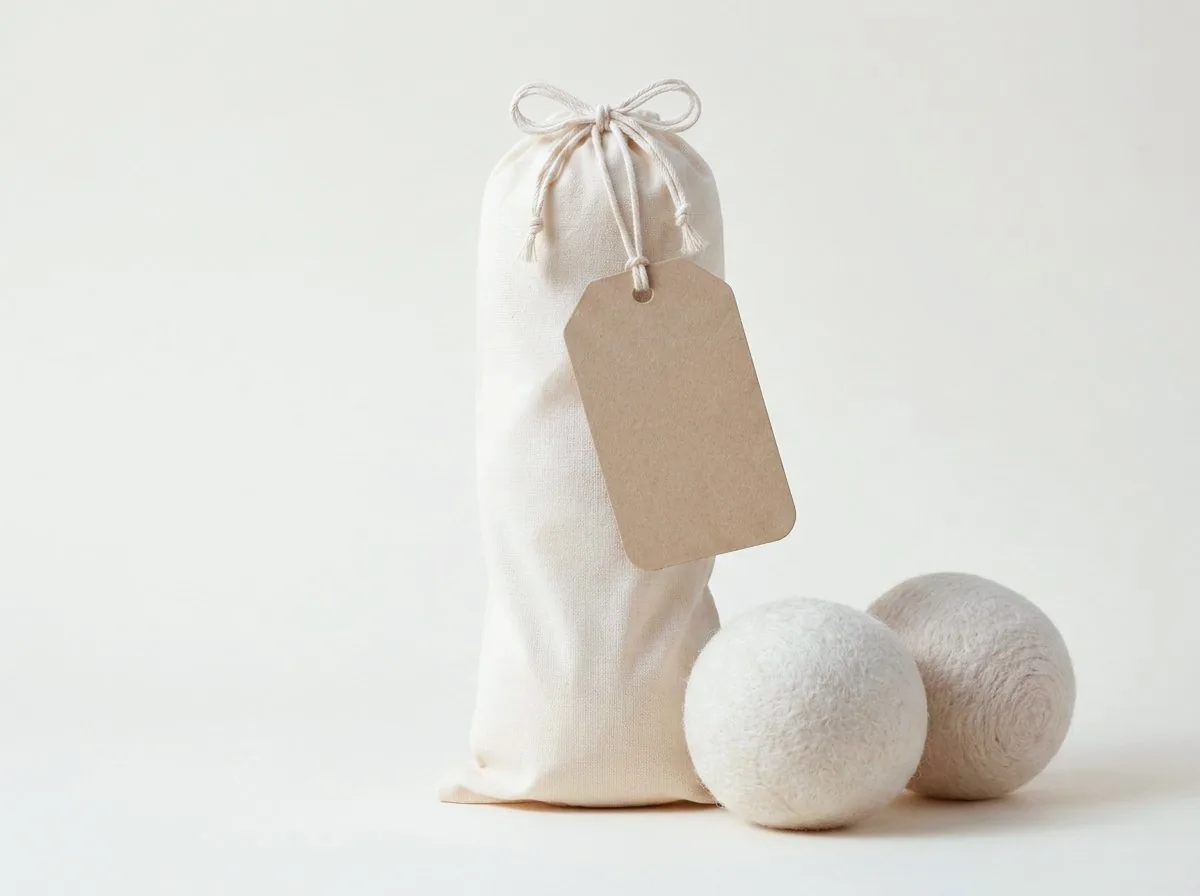 Blank kraft tag pouch ready for custom branding